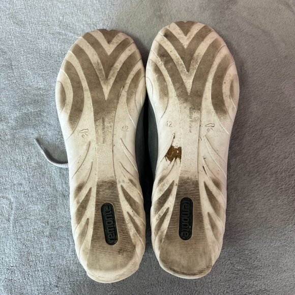 Remonte Jean Print Blue Lace Up Leather Sneakers - Picture 9 of 16